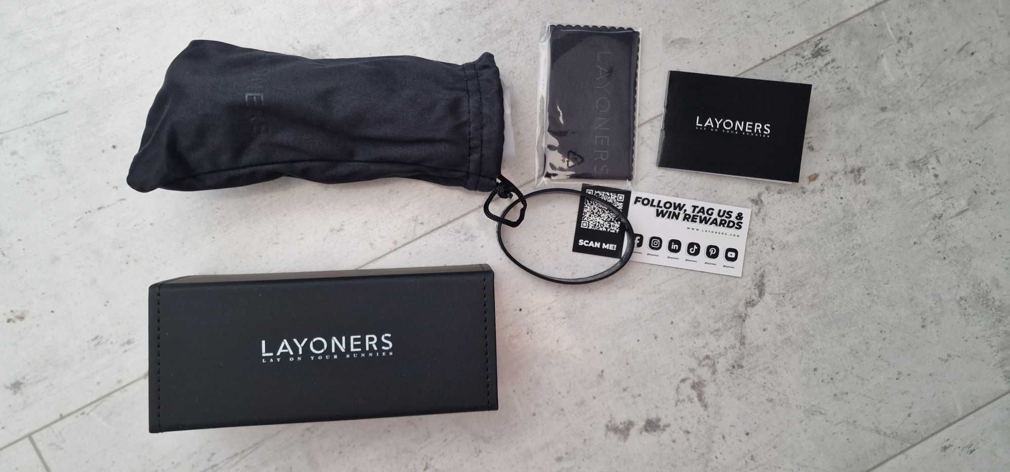 Okulary przeciwsłoneczne UV 400 Layoners Kanye Blue