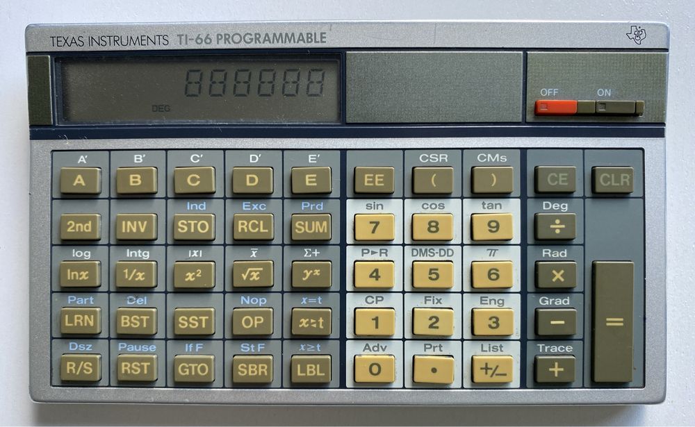 Máquina Calculadora Texas Instruments TI-66