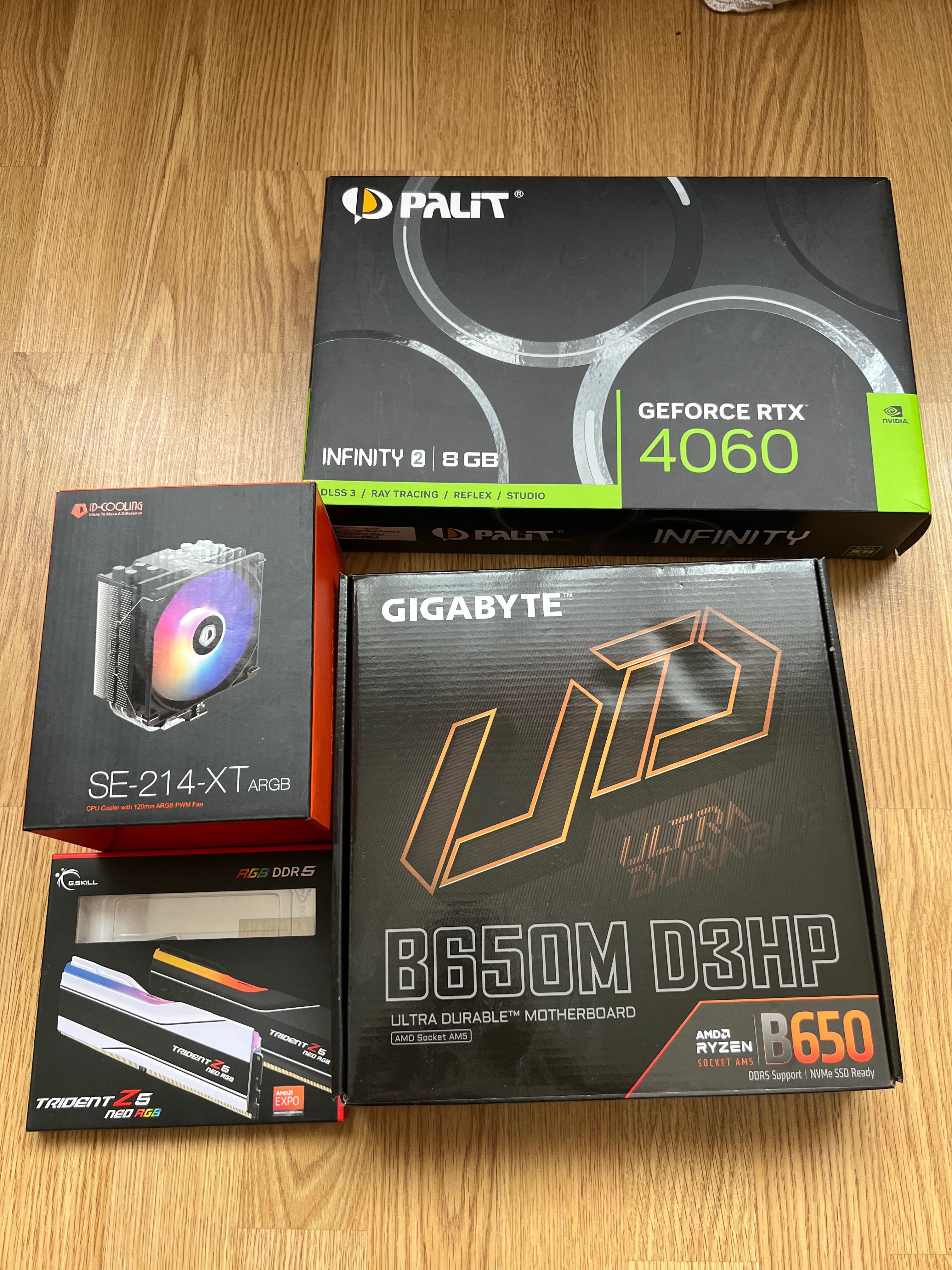 Игровой ПК | RYZEN 5 7500f + 4060 + 32GB