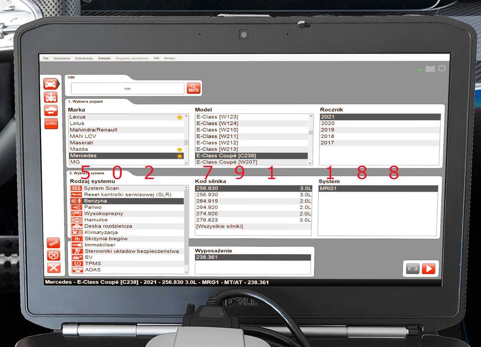 Program diagnostyczny do interfejsów testerów multidiag pro plus