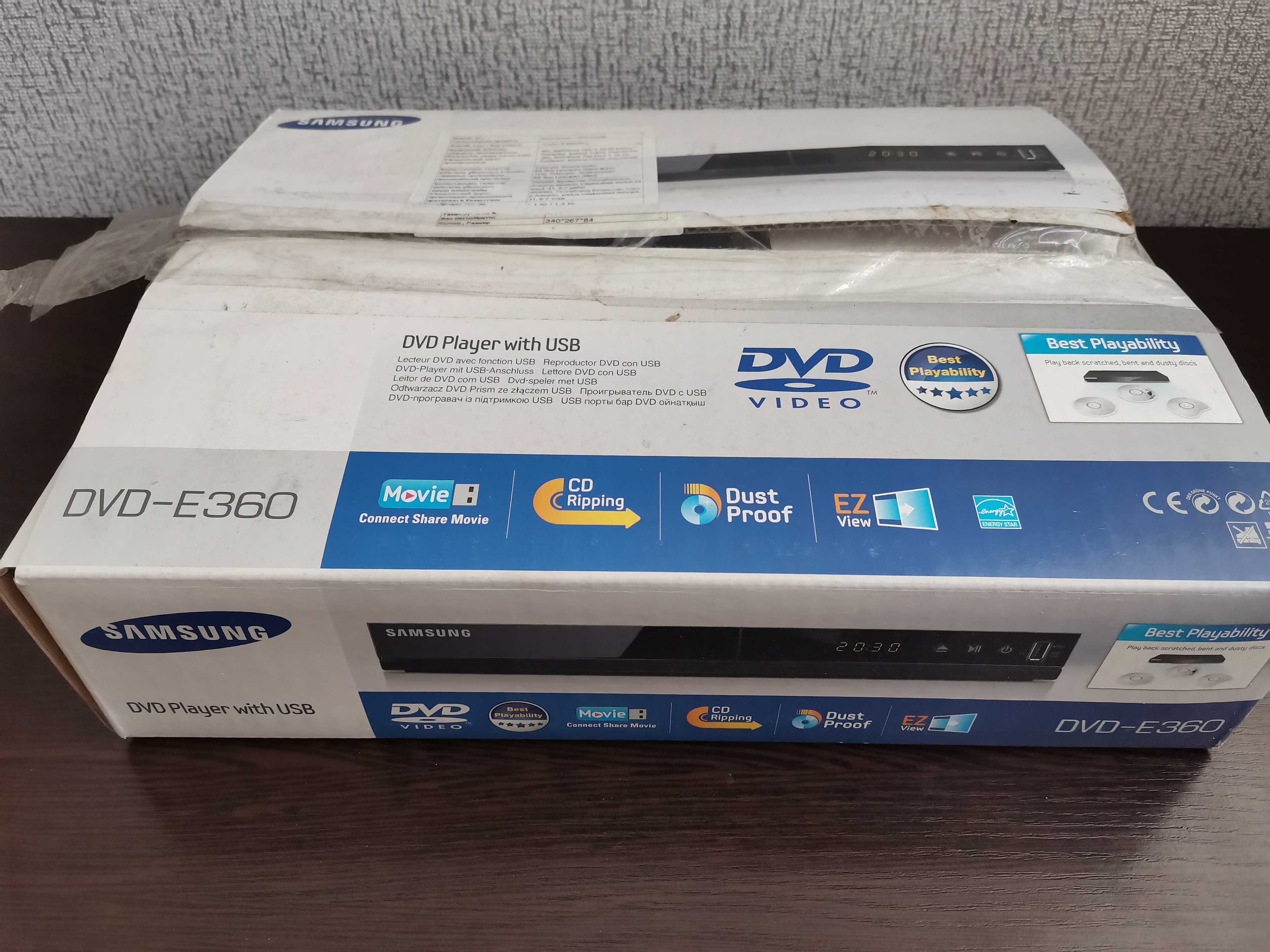 DVD плеєр Samsung E360 двд самсунг