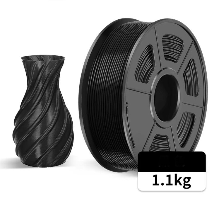 Petg пластик для 3D друку JAYO 1,1кг 1,75мм (чорний)