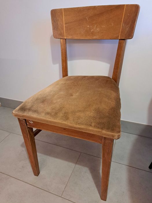 krzesło Bilea, vintage PRL, do renowacji