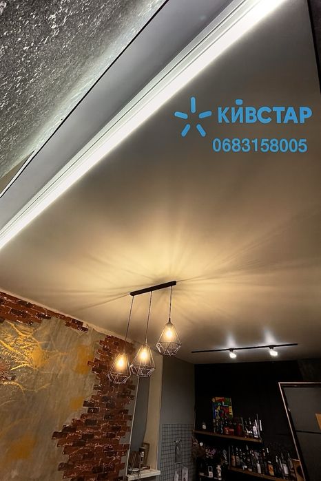 Натяжні стелі • Натяжные потолки •Слив воды •Ремонт •Доступні ціни