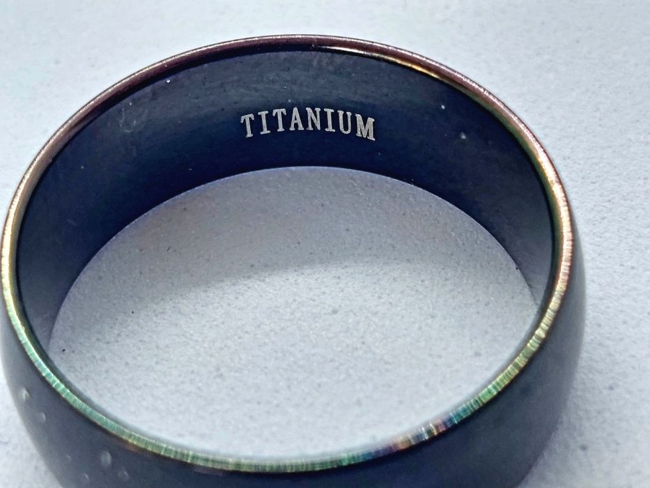 Titanium obrączka czarna