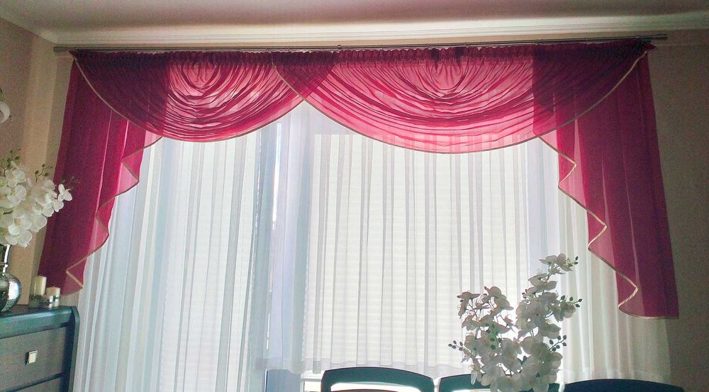 Firany zasłony ozdobne - luksusowe, eleganckie.
