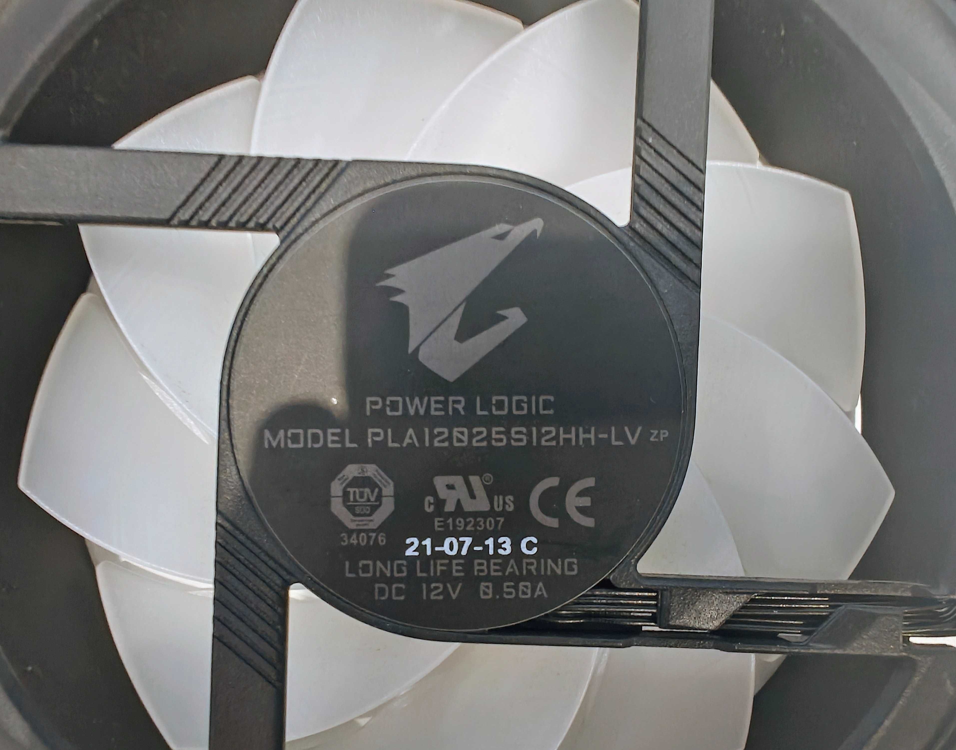 RGB Вентилятори Gigabyte Aorus 120mm для радіаторів (3 Шт)