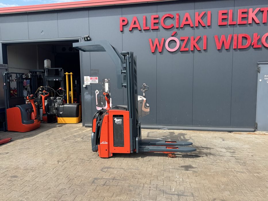 Paleciak elektryczny Linde L 14 Ap 2018 r 480 cm 1400 kg wózek Linde