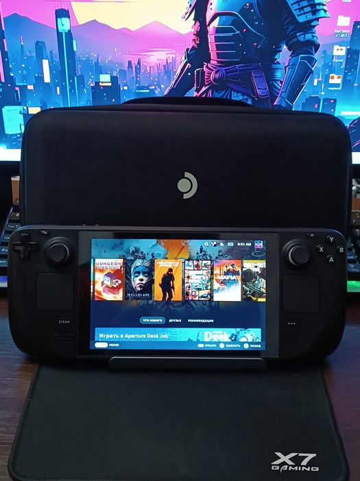 Ігрова консоль Steam Deck 512GB ÷ micro SD 512 +багато ігор+ДокСтанція