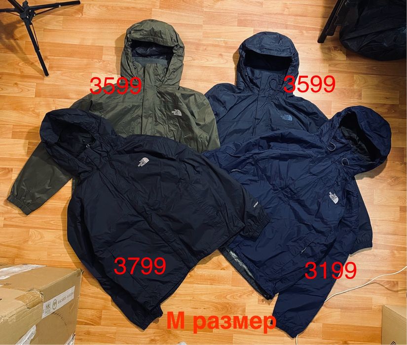 (S,M,L,XL) Черная весенняя курточка на мембране THE NORTH FACE TNF