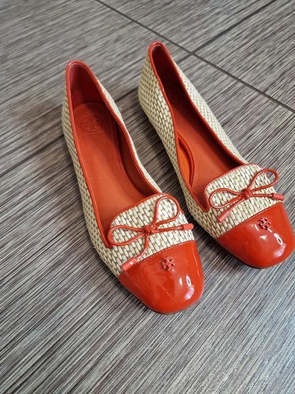 Ніжні, гарні балетки з натуральної шкіри tory burch, оригінал