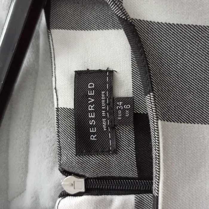 Sukienka Reserved 34 w kratę
