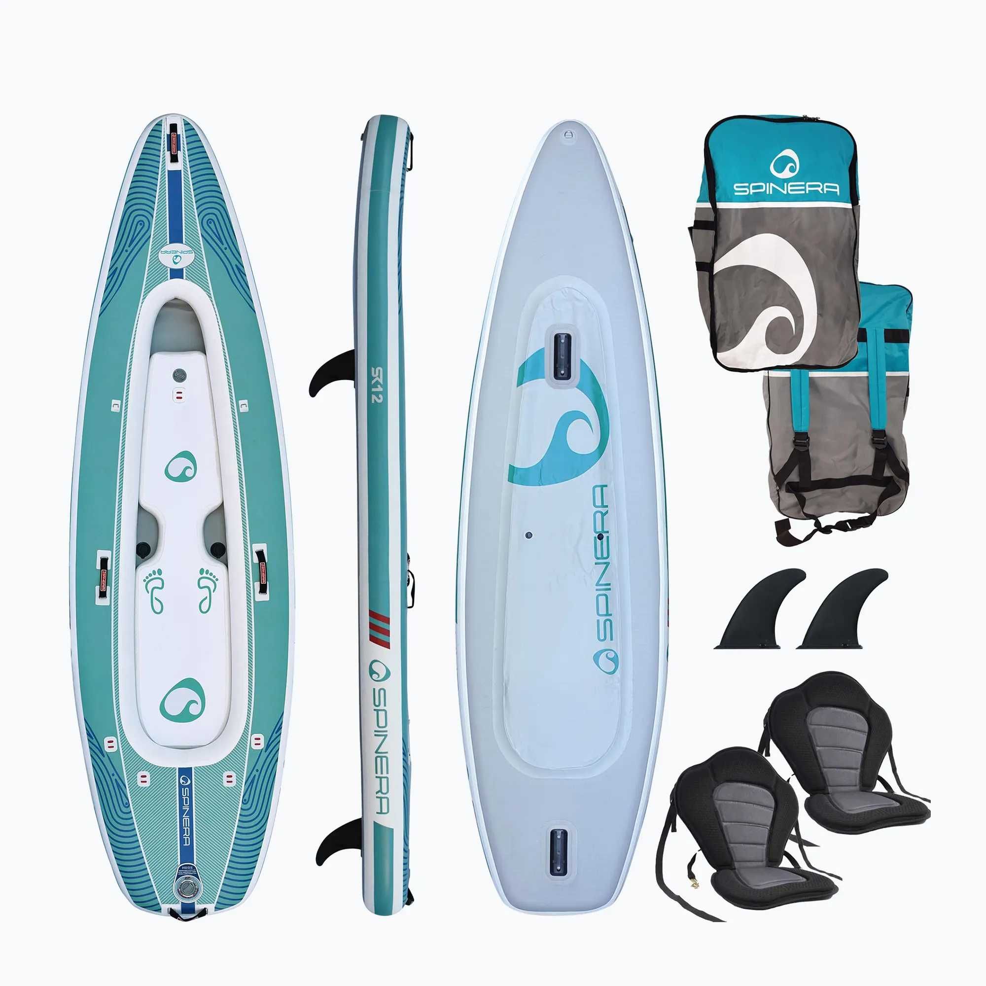 ХІТ 2в1 КАЯК САП Spinera Sup Kayak SK 12'0 байдарка 365x98 DropStitch
