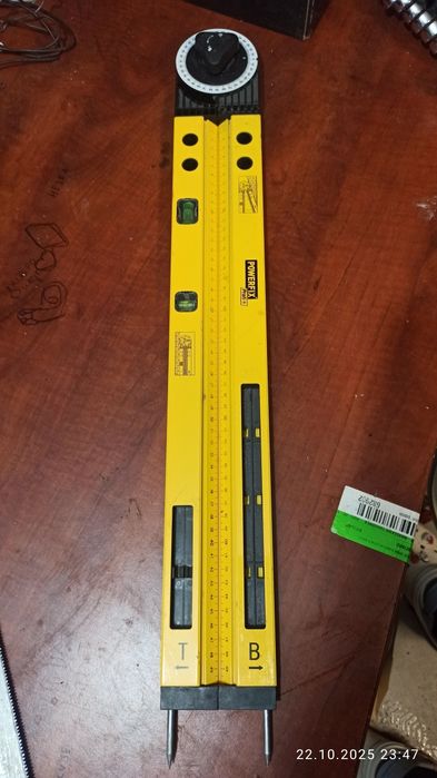 Kątomierz kątownik nastawny poziomica Powerfix Profi