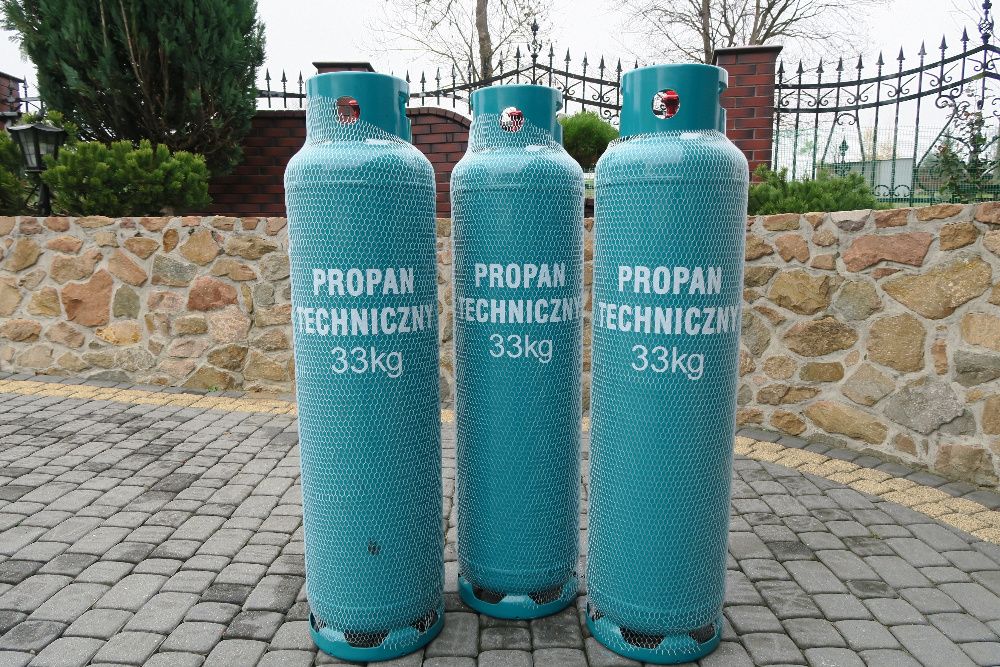 Butle gazowe 11 kg i 33 kg do ogrzewania, Kraków i okolice
