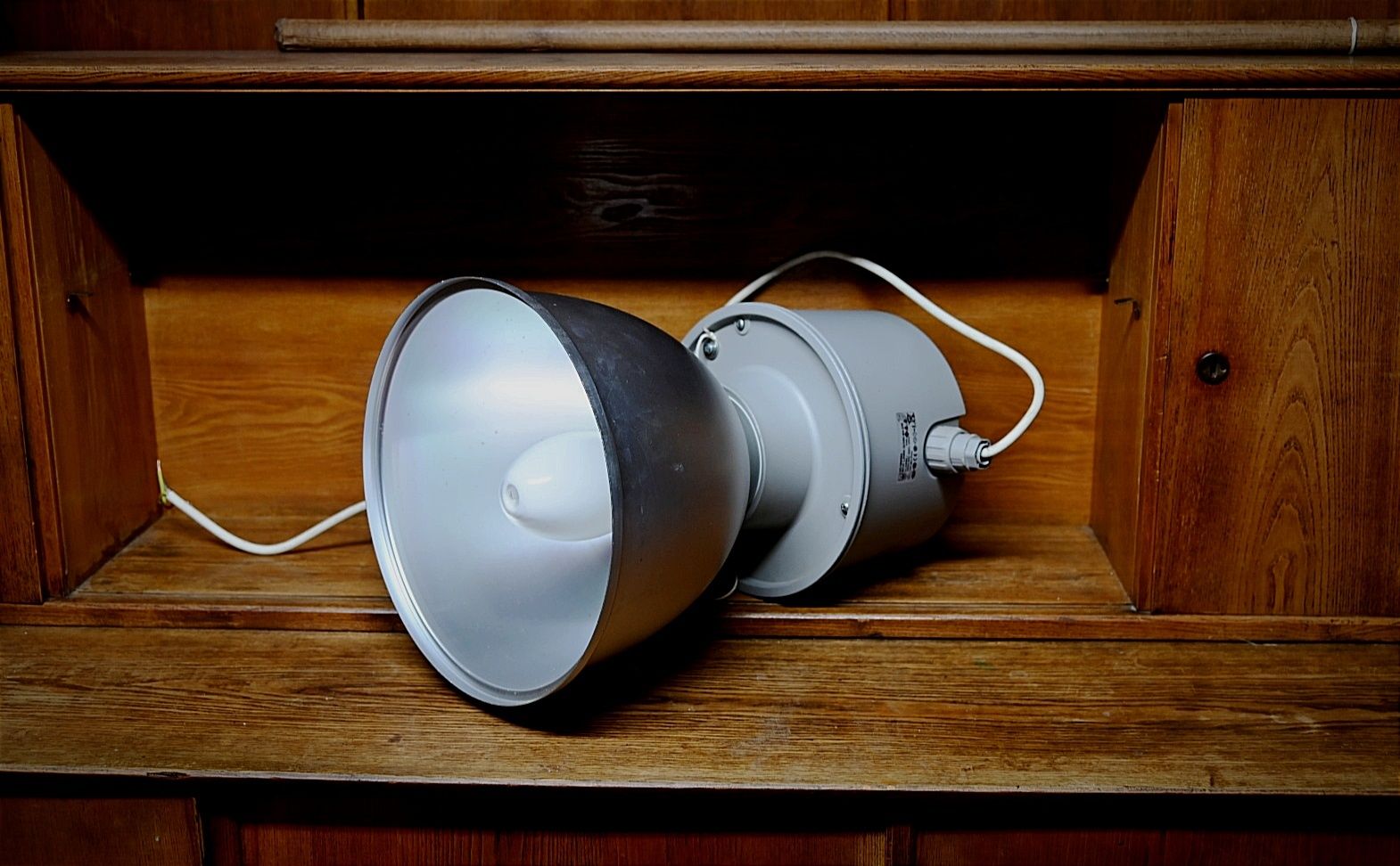 Lampy loftowe przemysłowe vintage włoskie metalowe.