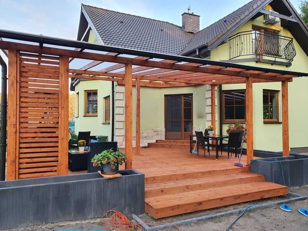 Budowa Altany wiaty tarasy zadaszenia domki sauny konstrukcje z drewna