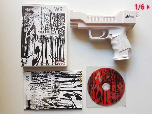 Resident Evil 4 Wii Edition + Pistola Nintendo Wii /Wii U