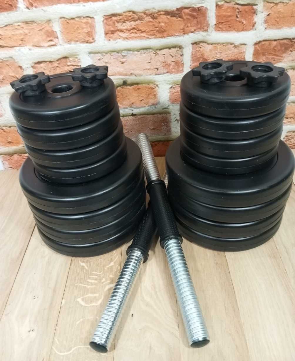 Дві розбірні нові гантелі по 16 кг для щоденних тренувань