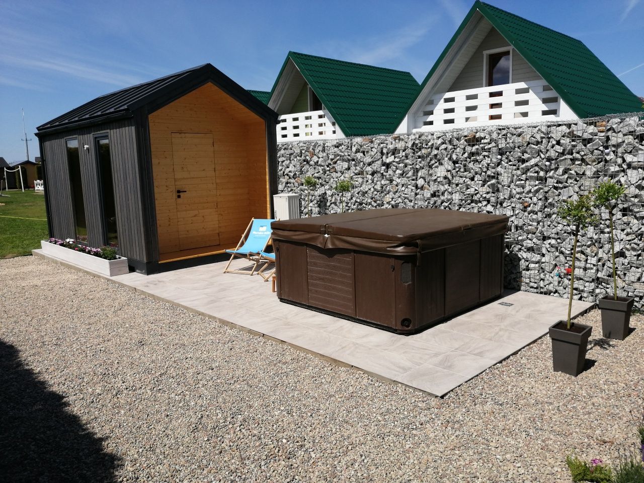 Domki Letniskowe Gąski Morska Mila noclegi Sauna -	Jackuzzi
