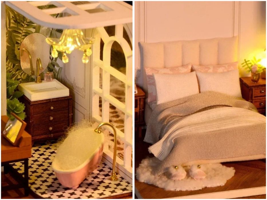 Румбокс мініатюра кімната зроби сам ляльковий будинок гра конструктор