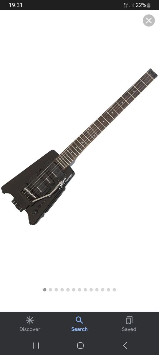 Guitarra Steinberger GT-Pro Deluxe + wireless Amplificador Nux Mighty