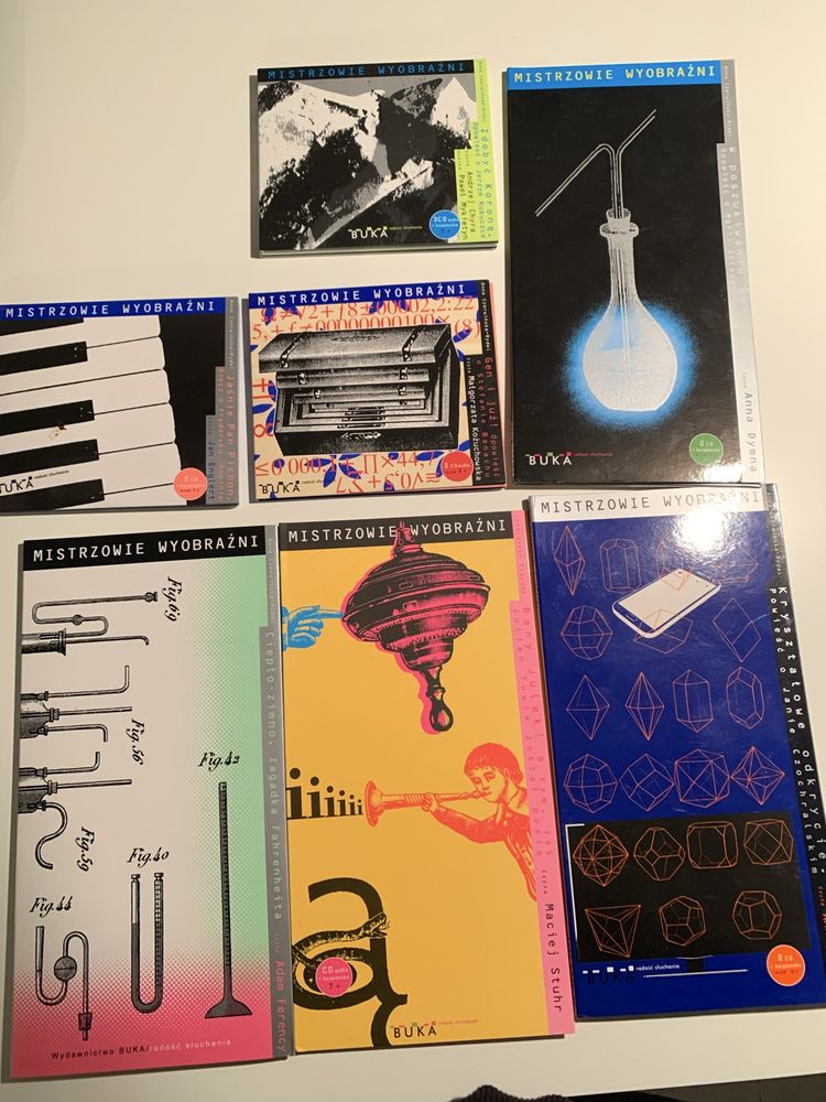 Seria audiobookow Mistrzowie Wyobrazni na CD
