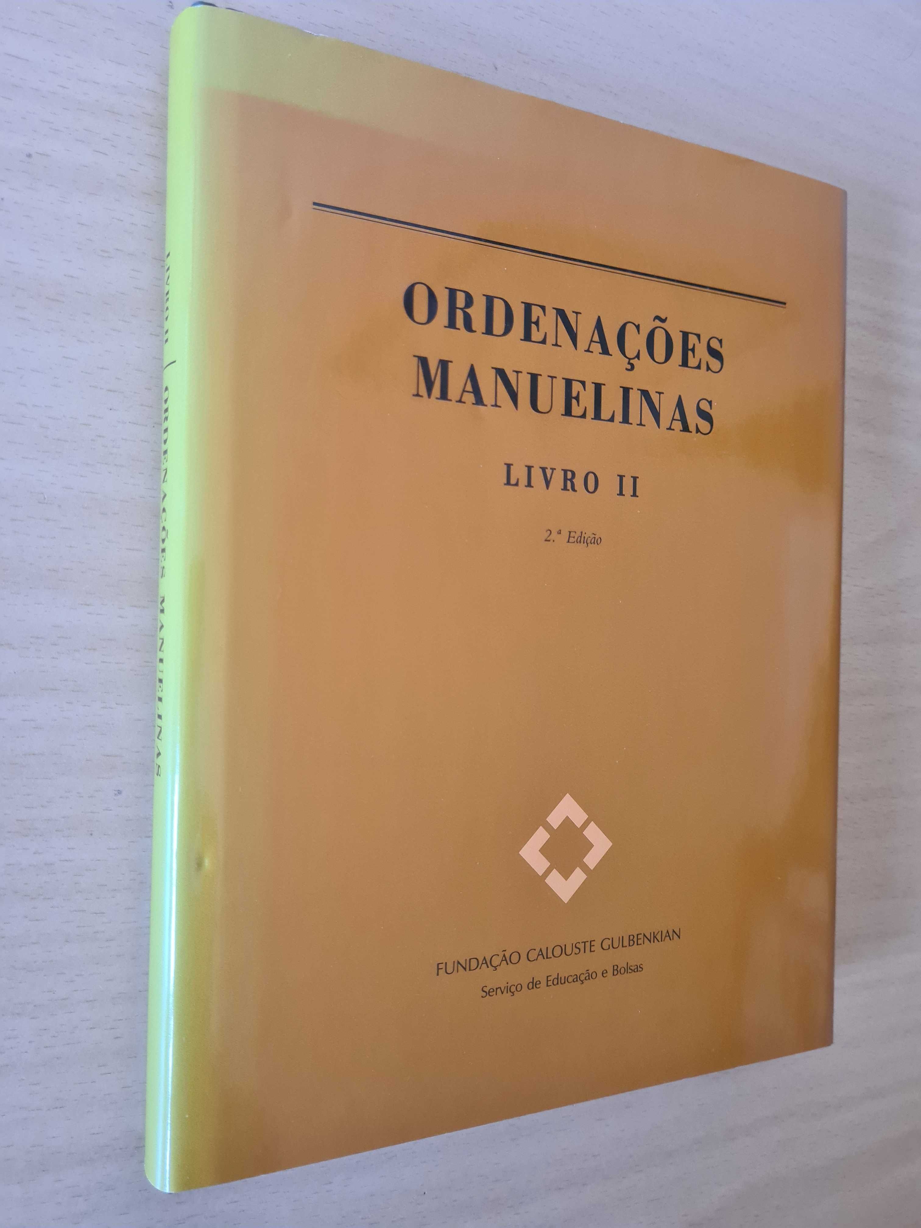 Livro "Ordenações Manuelinas - Livro II"