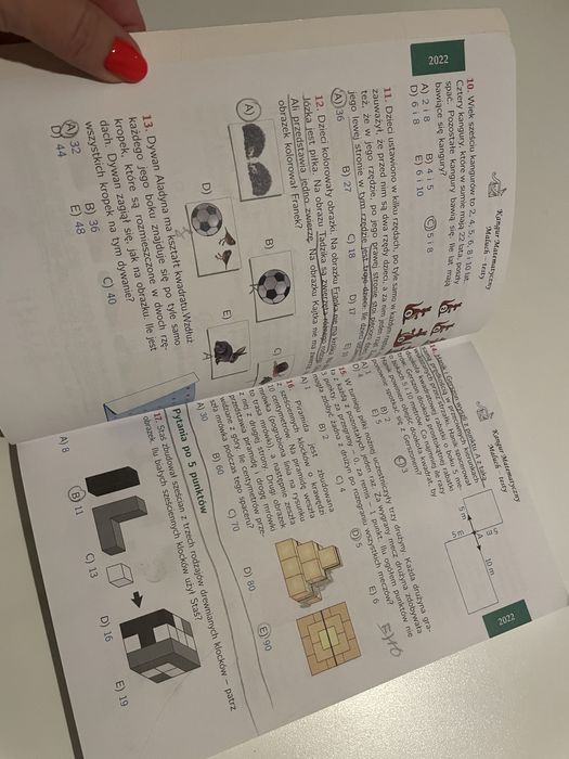 Maluch kangur matematyczny 92-2022