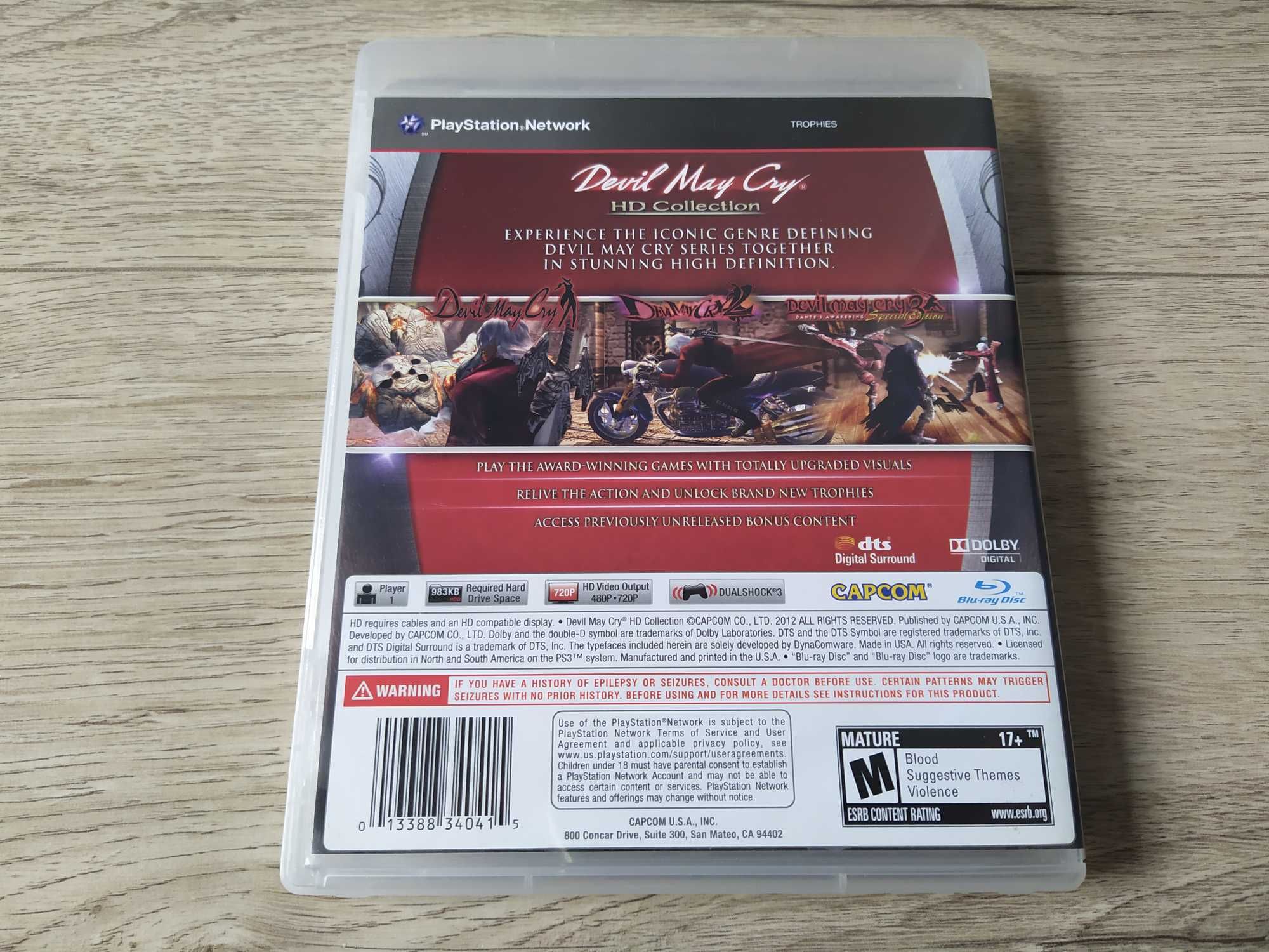 Devil May Cry HD Collection [PS3] - ZESTAW 3 GIER! UNIKAT!