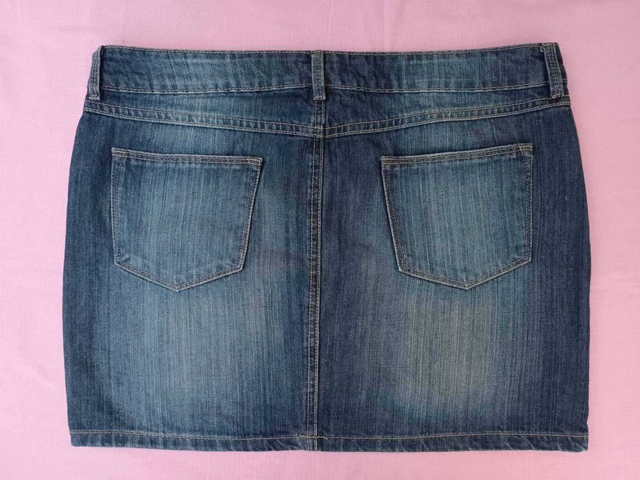 Юбка спідниця джинсова коротка в гарном стані Талія 92 бедра 104  UK40