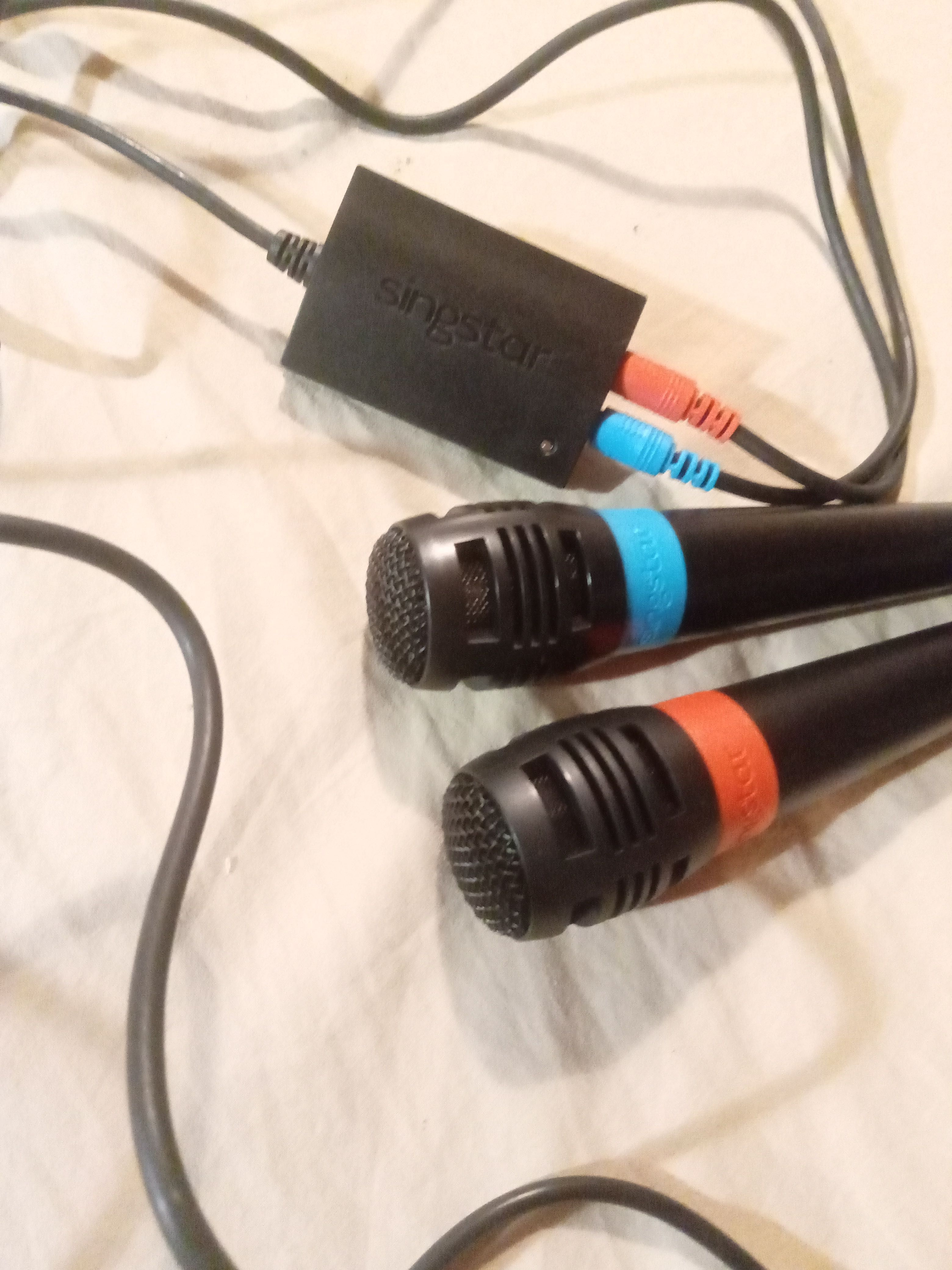 2 Microfones Singstar Playstation 2/3