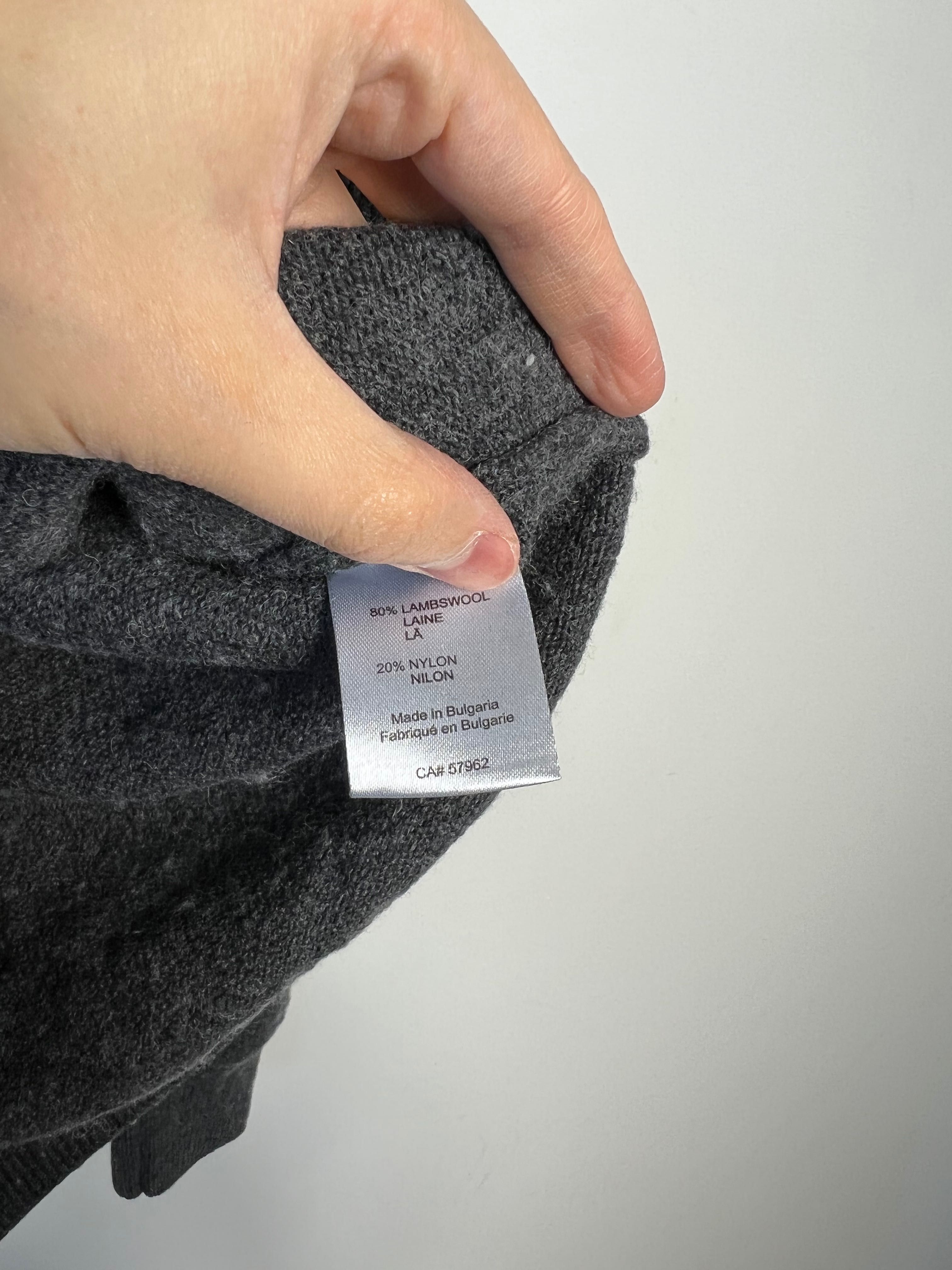 Lambswool sweter Calvin Klein logo