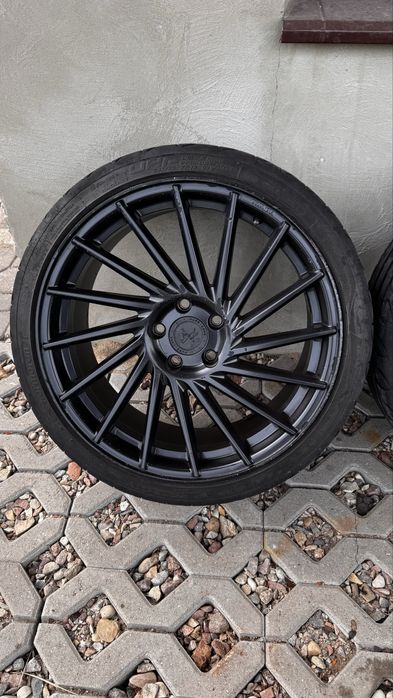 Pilnie sprzedam Alufelgi 19 5x112 Keskin kt17 et45 8,5j opony 235x35