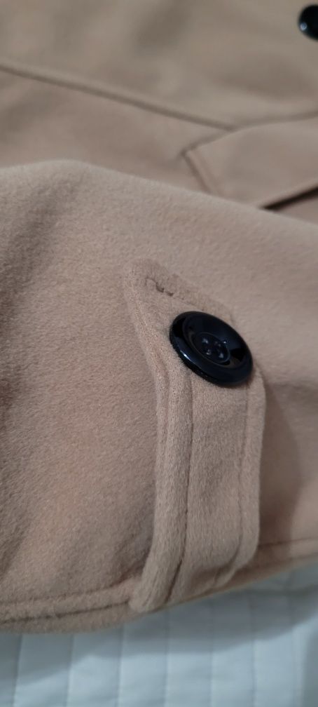 Płaszczyk nowy kurtka w kolorze musztardowym, jasno-brązowym  XL