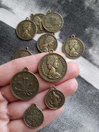 Кулон підвіс монета королева Єлизавета для створення прикрас намиста