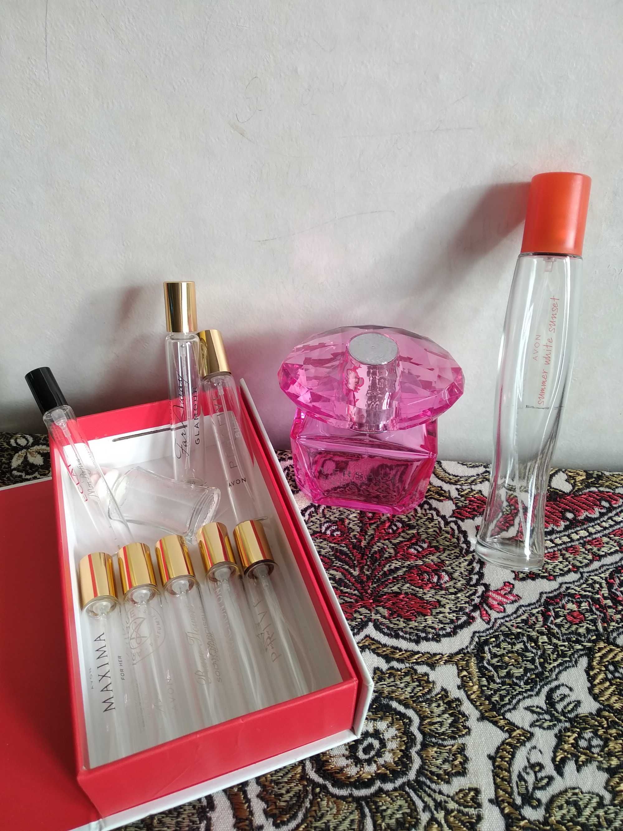 Флаконы из-под духов_ флакончики_от Versace_Avon.