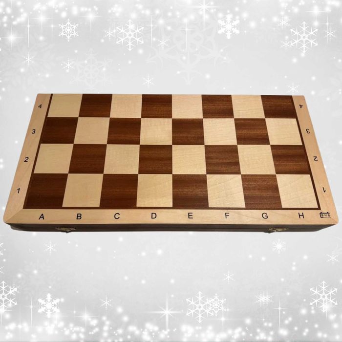 Szachy drewniane