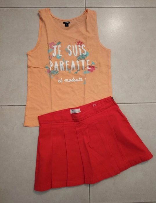 Conjunto Zara e Zippy - 9/10 anos.