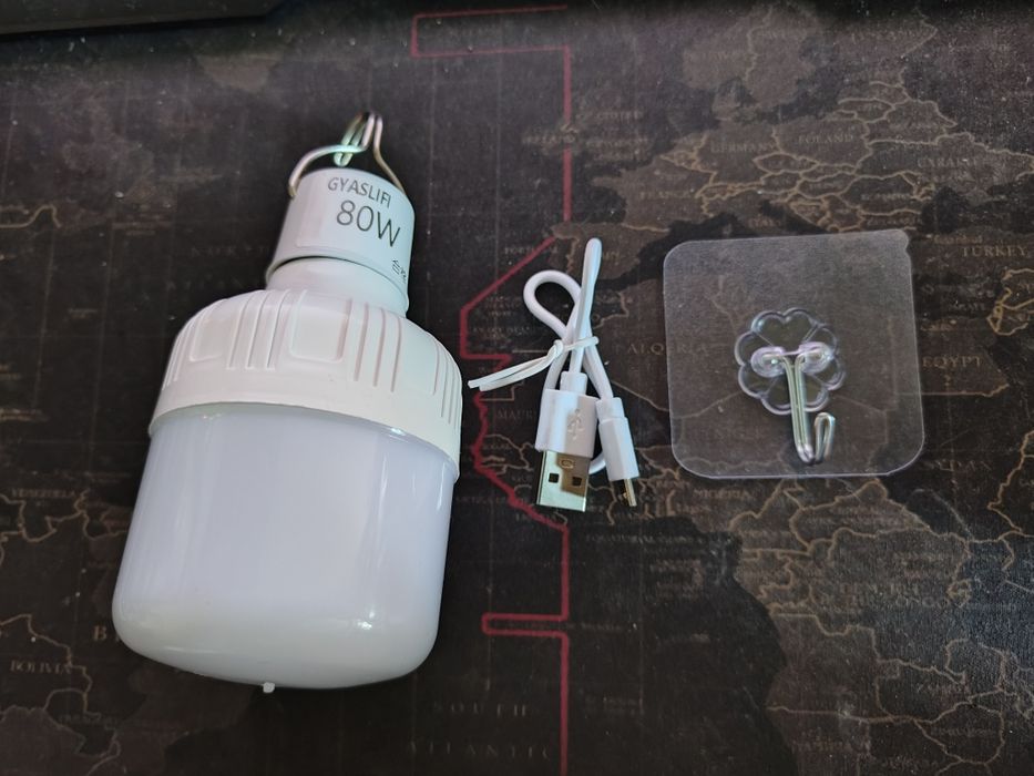 Лампа акумуляторна 80W + подарунок