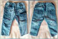 Spodnie jeansowe ZARA roz:78 (9-12m) /k5