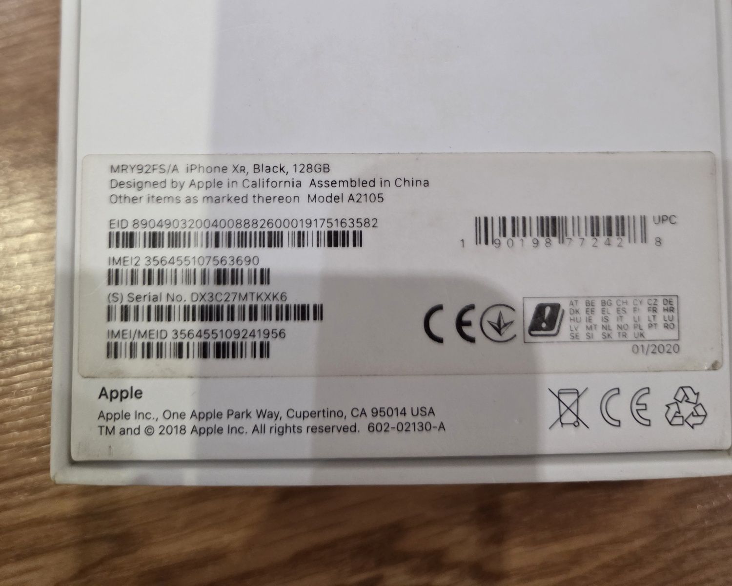 Iphone Xr 128 gb