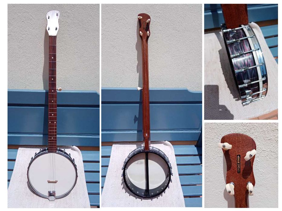 Rose Morris 5 String LEFT HAND / CANHOTO Open Back Banjo