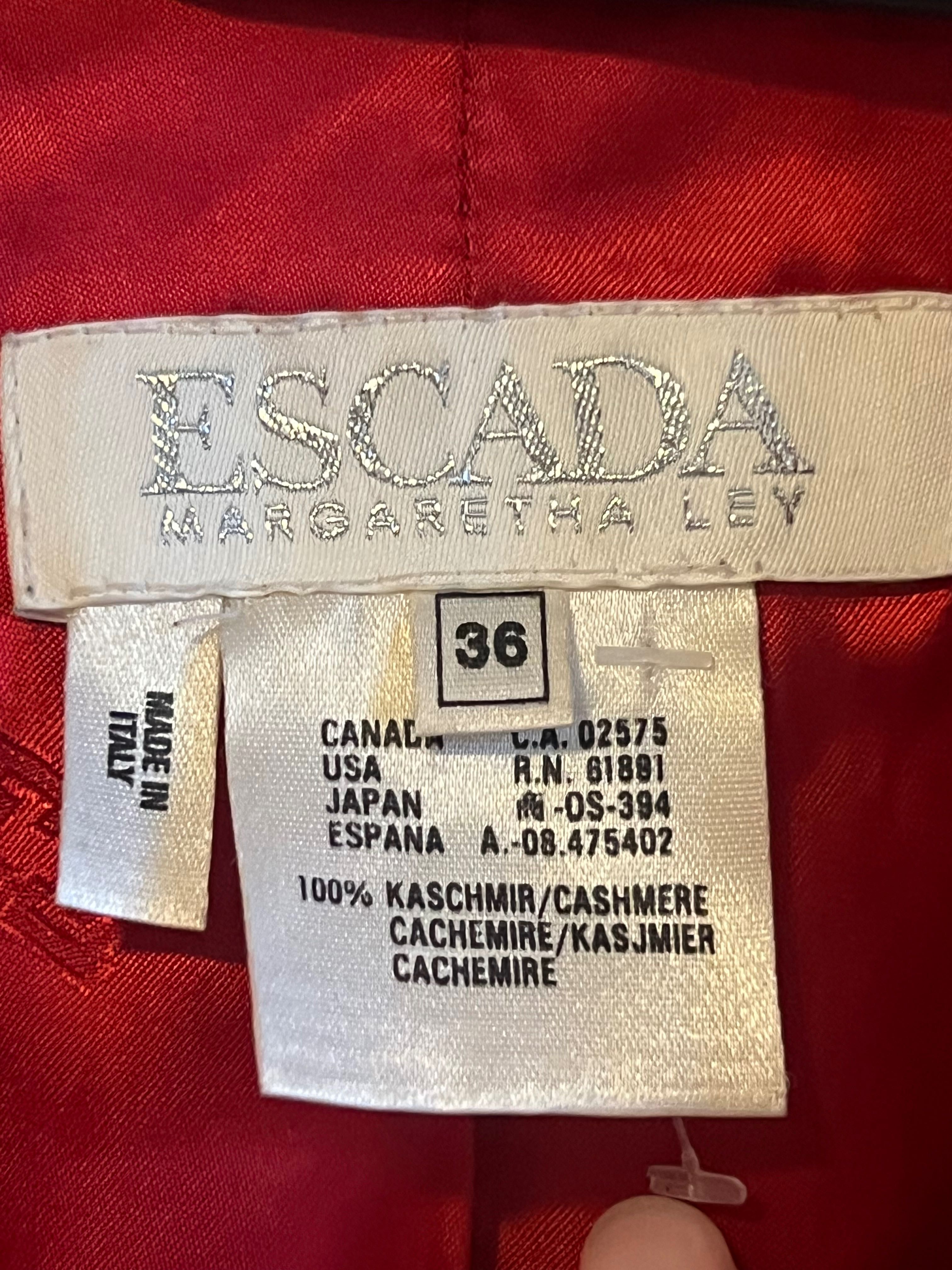 Marynarka Escada , kaszmir, r. 36