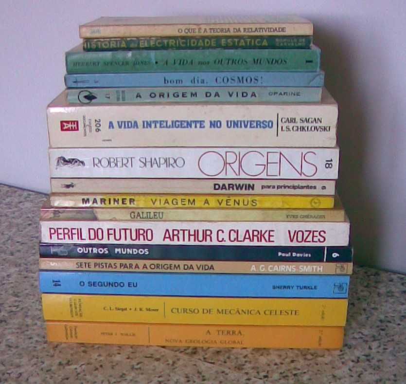 Divulgação científica - 16 livros - venda individual