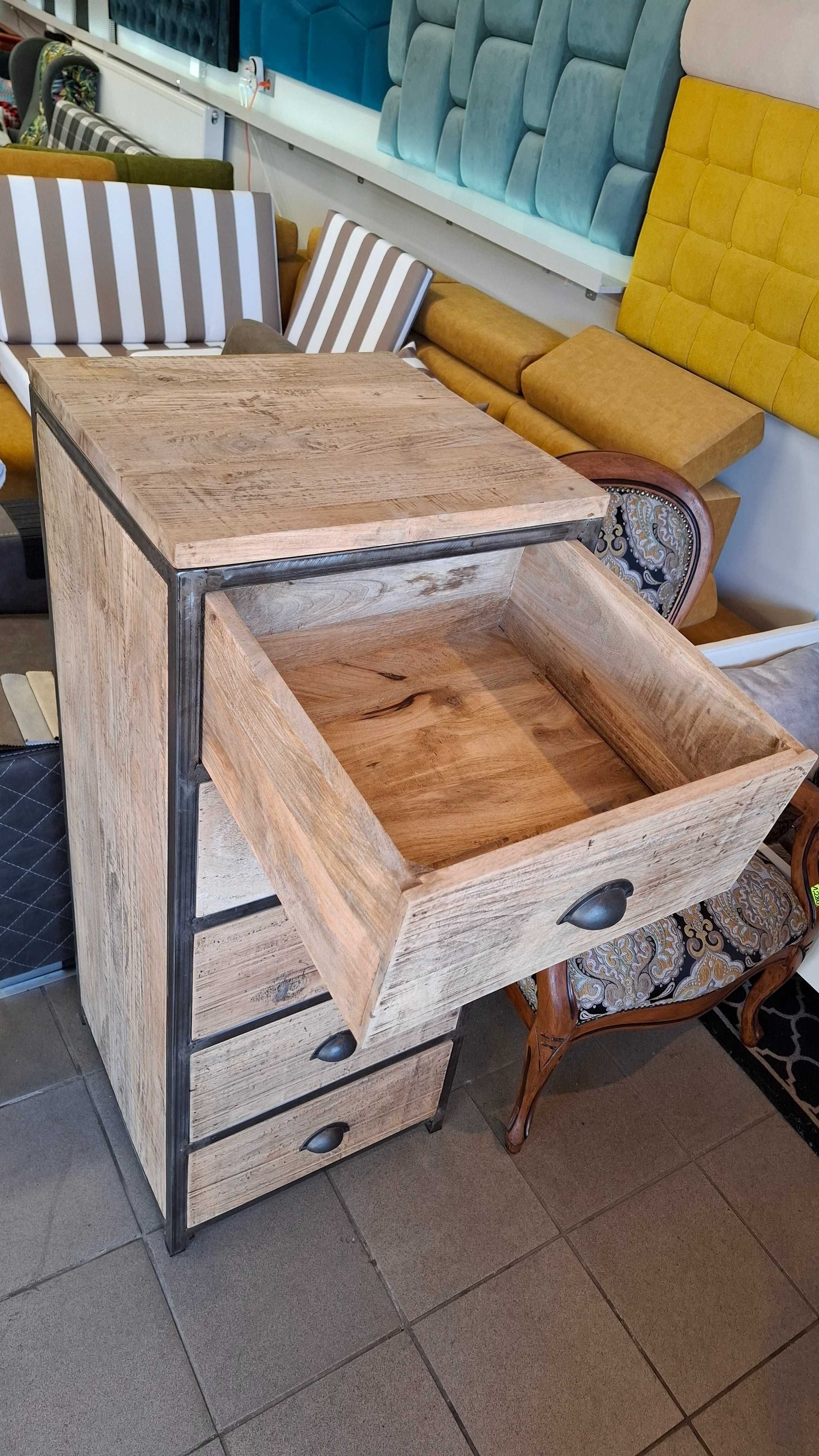 PROMOCJA/Komoda loft z drewna mango
