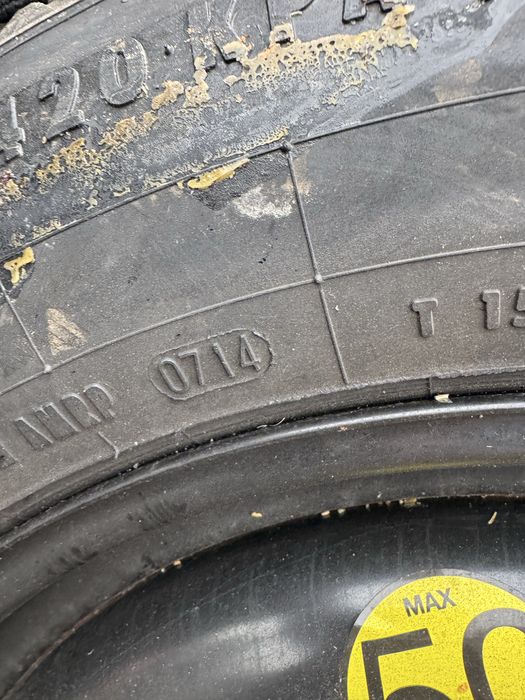 Land Rover Evoque koło dojazdowe 155/86 R18, 5x108