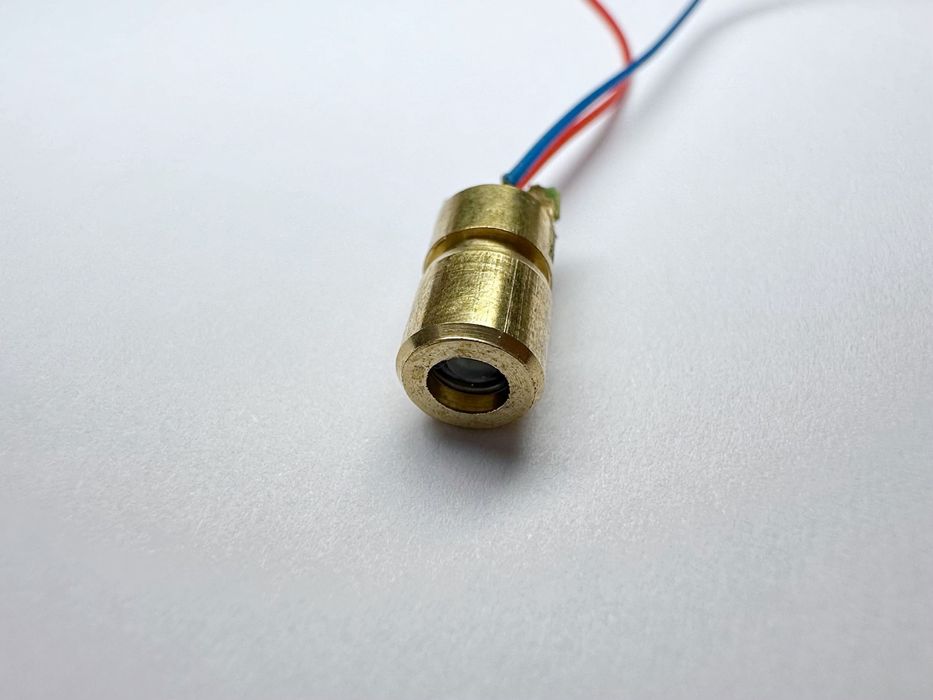 Лазерный диод 3v красная точка (маломощный, меньше 5 мВт)