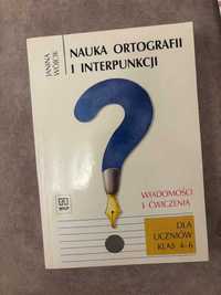 J. Wójcik Nauka ortografii i interpunkcji- Wiadomości i ćwiczenia