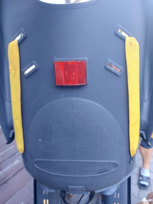 Fotelik na rower dla dziecka max 22kg
